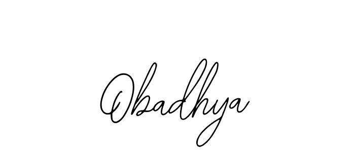 Bearetta-2O07w is a professional signature style that is perfect for those who want to add a touch of class to their signature. It is also a great choice for those who want to make their signature more unique. Get Obadhya name to fancy signature for free. Obadhya signature style 12 images and pictures png