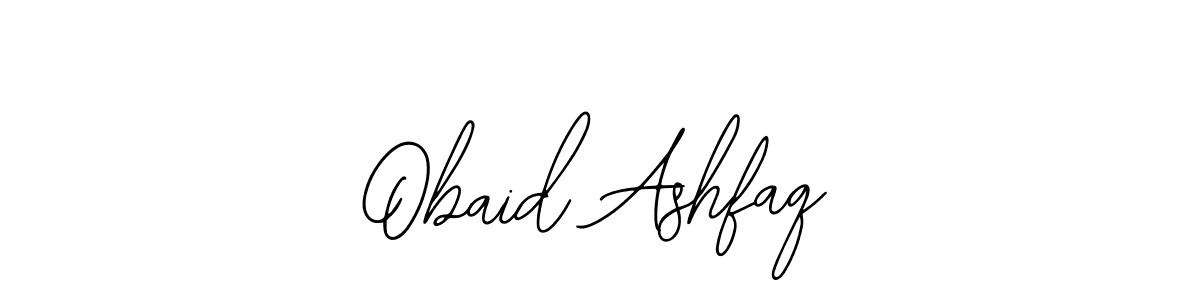 Make a short Obaid Ashfaq signature style. Manage your documents anywhere anytime using Bearetta-2O07w. Create and add eSignatures, submit forms, share and send files easily. Obaid Ashfaq signature style 12 images and pictures png