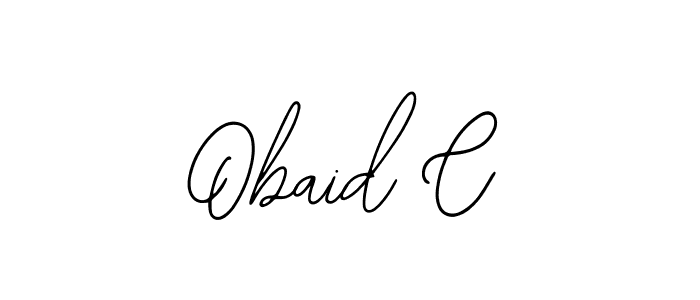 Obaid C stylish signature style. Best Handwritten Sign (Bearetta-2O07w) for my name. Handwritten Signature Collection Ideas for my name Obaid C. Obaid C signature style 12 images and pictures png