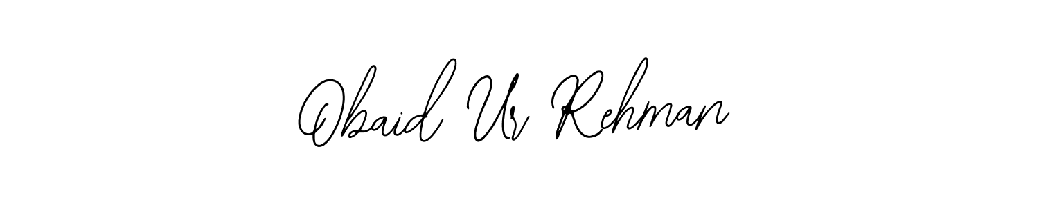 Also You can easily find your signature by using the search form. We will create Obaid Ur Rehman name handwritten signature images for you free of cost using Bearetta-2O07w sign style. Obaid Ur Rehman signature style 12 images and pictures png