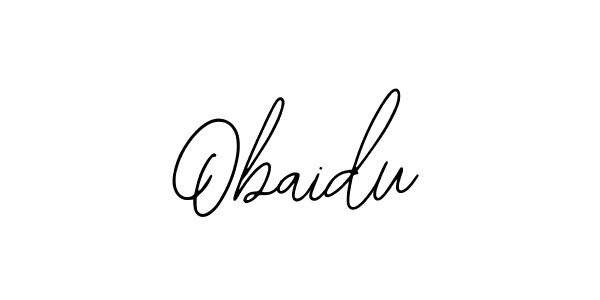 Obaidu stylish signature style. Best Handwritten Sign (Bearetta-2O07w) for my name. Handwritten Signature Collection Ideas for my name Obaidu. Obaidu signature style 12 images and pictures png