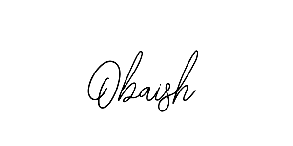Design your own signature with our free online signature maker. With this signature software, you can create a handwritten (Bearetta-2O07w) signature for name Obaish. Obaish signature style 12 images and pictures png