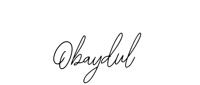 Design your own signature with our free online signature maker. With this signature software, you can create a handwritten (Bearetta-2O07w) signature for name Obaydul. Obaydul signature style 12 images and pictures png