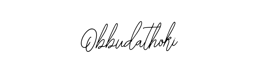 Create a beautiful signature design for name Obbudathoki. With this signature (Bearetta-2O07w) fonts, you can make a handwritten signature for free. Obbudathoki signature style 12 images and pictures png