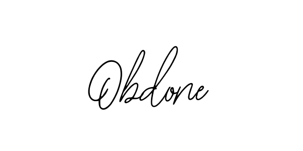 Once you've used our free online signature maker to create your best signature Bearetta-2O07w style, it's time to enjoy all of the benefits that Obdone name signing documents. Obdone signature style 12 images and pictures png