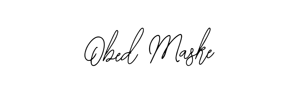 Bearetta-2O07w is a professional signature style that is perfect for those who want to add a touch of class to their signature. It is also a great choice for those who want to make their signature more unique. Get Obed Maske name to fancy signature for free. Obed Maske signature style 12 images and pictures png