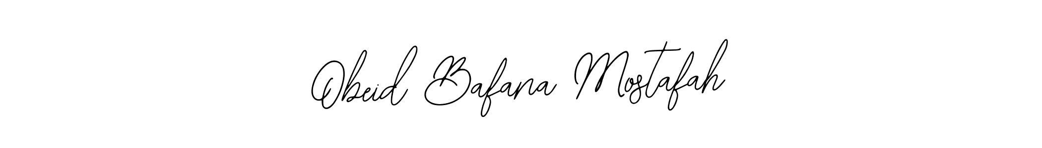 Also we have Obeid Bafana Mostafah name is the best signature style. Create professional handwritten signature collection using Bearetta-2O07w autograph style. Obeid Bafana Mostafah signature style 12 images and pictures png