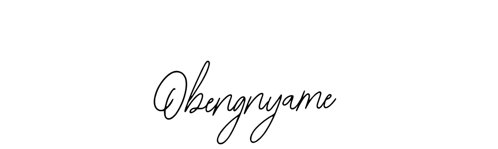 Obengnyame stylish signature style. Best Handwritten Sign (Bearetta-2O07w) for my name. Handwritten Signature Collection Ideas for my name Obengnyame. Obengnyame signature style 12 images and pictures png