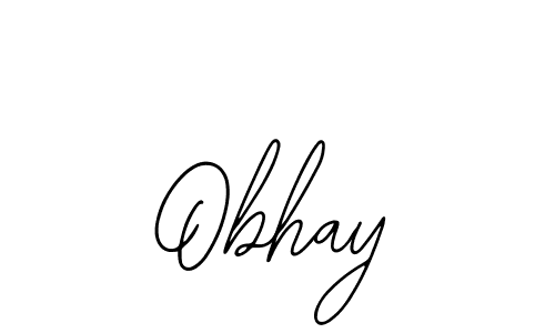 How to make Obhay signature? Bearetta-2O07w is a professional autograph style. Create handwritten signature for Obhay name. Obhay signature style 12 images and pictures png