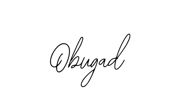 Use a signature maker to create a handwritten signature online. With this signature software, you can design (Bearetta-2O07w) your own signature for name Obugad. Obugad signature style 12 images and pictures png