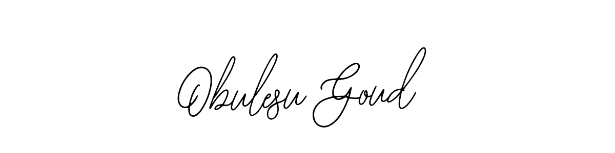 Make a beautiful signature design for name Obulesu Goud. With this signature (Bearetta-2O07w) style, you can create a handwritten signature for free. Obulesu Goud signature style 12 images and pictures png