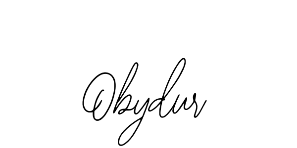 How to make Obydur name signature. Use Bearetta-2O07w style for creating short signs online. This is the latest handwritten sign. Obydur signature style 12 images and pictures png