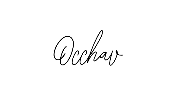 It looks lik you need a new signature style for name Occhav. Design unique handwritten (Bearetta-2O07w) signature with our free signature maker in just a few clicks. Occhav signature style 12 images and pictures png