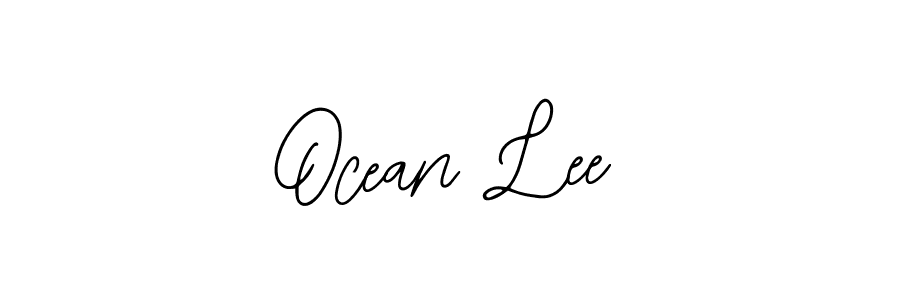 Make a beautiful signature design for name Ocean Lee. Use this online signature maker to create a handwritten signature for free. Ocean Lee signature style 12 images and pictures png