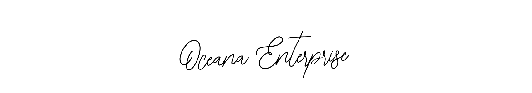 Make a short Oceana Enterprise signature style. Manage your documents anywhere anytime using Bearetta-2O07w. Create and add eSignatures, submit forms, share and send files easily. Oceana Enterprise signature style 12 images and pictures png