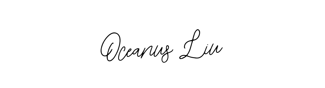Similarly Bearetta-2O07w is the best handwritten signature design. Signature creator online .You can use it as an online autograph creator for name Oceanus Liu. Oceanus Liu signature style 12 images and pictures png