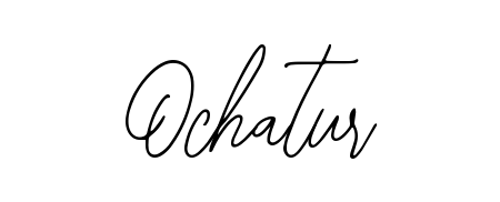 An effortless, minimalist signature concept for Ochatur using Bearetta-2O07w design. Clean lines that look great on any document. Ochatur signature style 12 images and pictures png
