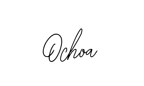 How to make Ochoa name signature. Use Bearetta-2O07w style for creating short signs online. This is the latest handwritten sign. Ochoa signature style 12 images and pictures png