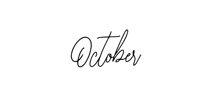 Use a signature maker to create a handwritten signature online. With this signature software, you can design (Bearetta-2O07w) your own signature for name October. October signature style 12 images and pictures png