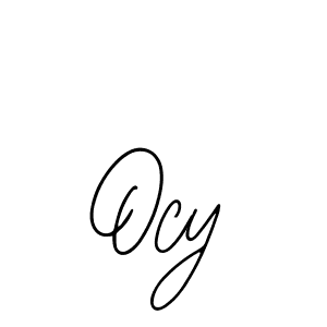 Create a beautiful signature design for name Ocy. With this signature (Bearetta-2O07w) fonts, you can make a handwritten signature for free. Ocy signature style 12 images and pictures png