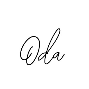 Use a signature maker to create a handwritten signature online. With this signature software, you can design (Bearetta-2O07w) your own signature for name Oda. Oda signature style 12 images and pictures png