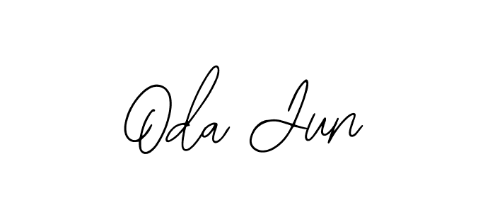 Also You can easily find your signature by using the search form. We will create Oda Jun name handwritten signature images for you free of cost using Bearetta-2O07w sign style. Oda Jun signature style 12 images and pictures png