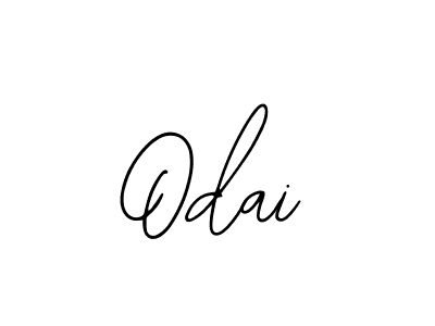 How to make Odai name signature. Use Bearetta-2O07w style for creating short signs online. This is the latest handwritten sign. Odai signature style 12 images and pictures png