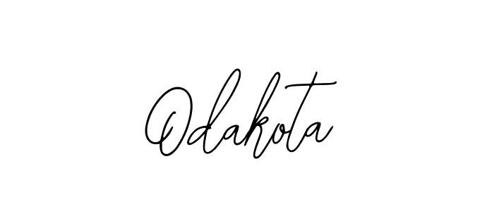 You should practise on your own different ways (Bearetta-2O07w) to write your name (Odakota) in signature. don't let someone else do it for you. Odakota signature style 12 images and pictures png