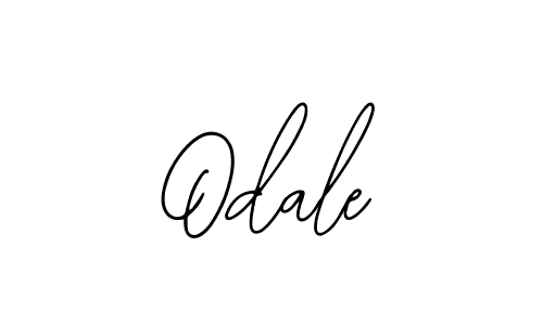 How to make Odale name signature. Use Bearetta-2O07w style for creating short signs online. This is the latest handwritten sign. Odale signature style 12 images and pictures png