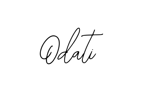 How to make Odati signature? Bearetta-2O07w is a professional autograph style. Create handwritten signature for Odati name. Odati signature style 12 images and pictures png