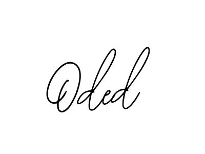 How to make Oded name signature. Use Bearetta-2O07w style for creating short signs online. This is the latest handwritten sign. Oded signature style 12 images and pictures png