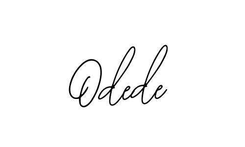 Make a beautiful signature design for name Odede. Use this online signature maker to create a handwritten signature for free. Odede signature style 12 images and pictures png