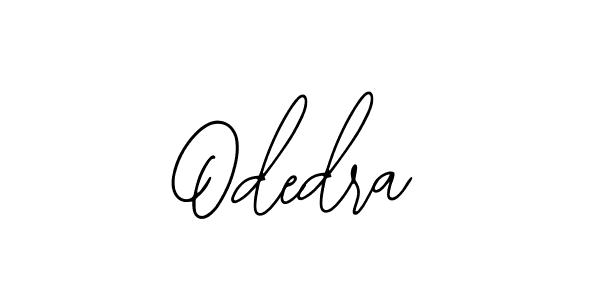 How to make Odedra name signature. Use Bearetta-2O07w style for creating short signs online. This is the latest handwritten sign. Odedra signature style 12 images and pictures png