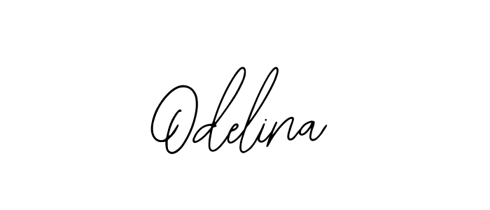 How to make Odelina signature? Bearetta-2O07w is a professional autograph style. Create handwritten signature for Odelina name. Odelina signature style 12 images and pictures png