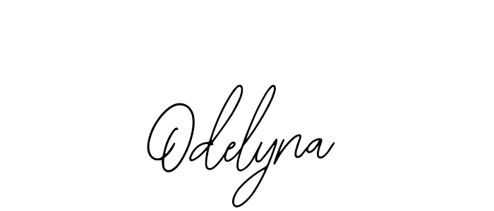 if you are searching for the best signature style for your name Odelyna. so please give up your signature search. here we have designed multiple signature styles  using Bearetta-2O07w. Odelyna signature style 12 images and pictures png