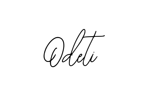 The best way (Bearetta-2O07w) to make a short signature is to pick only two or three words in your name. The name Odeti include a total of six letters. For converting this name. Odeti signature style 12 images and pictures png