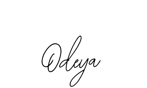 Design your own signature with our free online signature maker. With this signature software, you can create a handwritten (Bearetta-2O07w) signature for name Odeya. Odeya signature style 12 images and pictures png