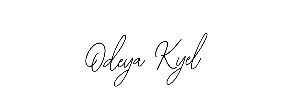 Odeya Kyel stylish signature style. Best Handwritten Sign (Bearetta-2O07w) for my name. Handwritten Signature Collection Ideas for my name Odeya Kyel. Odeya Kyel signature style 12 images and pictures png