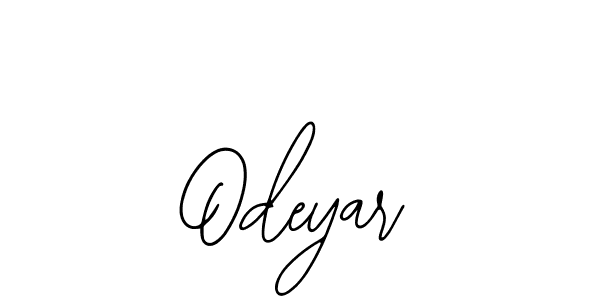 Use a signature maker to create a handwritten signature online. With this signature software, you can design (Bearetta-2O07w) your own signature for name Odeyar. Odeyar signature style 12 images and pictures png