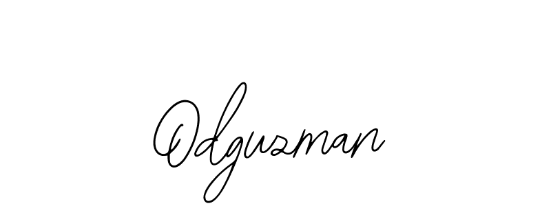 Make a beautiful signature design for name Odguzman. With this signature (Bearetta-2O07w) style, you can create a handwritten signature for free. Odguzman signature style 12 images and pictures png