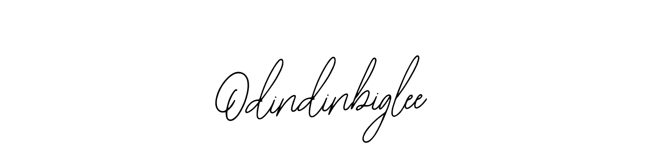 Make a beautiful signature design for name Odindinbiglee. With this signature (Bearetta-2O07w) style, you can create a handwritten signature for free. Odindinbiglee signature style 12 images and pictures png