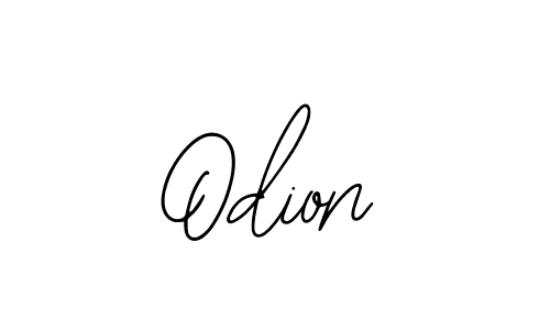 How to make Odion signature? Bearetta-2O07w is a professional autograph style. Create handwritten signature for Odion name. Odion signature style 12 images and pictures png
