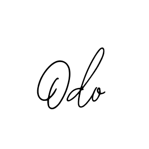 Design your own signature with our free online signature maker. With this signature software, you can create a handwritten (Bearetta-2O07w) signature for name Odo. Odo signature style 12 images and pictures png