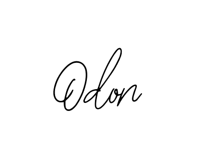 It looks lik you need a new signature style for name Odon. Design unique handwritten (Bearetta-2O07w) signature with our free signature maker in just a few clicks. Odon signature style 12 images and pictures png