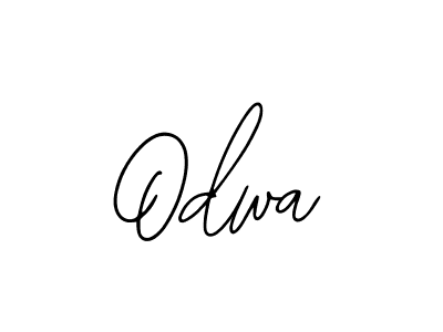 Odwa stylish signature style. Best Handwritten Sign (Bearetta-2O07w) for my name. Handwritten Signature Collection Ideas for my name Odwa. Odwa signature style 12 images and pictures png