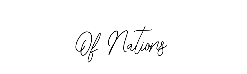 Here are the top 10 professional signature styles for the name Of Nations. These are the best autograph styles you can use for your name. Of Nations signature style 12 images and pictures png