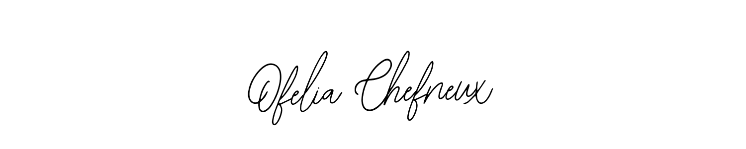 Make a beautiful signature design for name Ofelia Chefneux. With this signature (Bearetta-2O07w) style, you can create a handwritten signature for free. Ofelia Chefneux signature style 12 images and pictures png