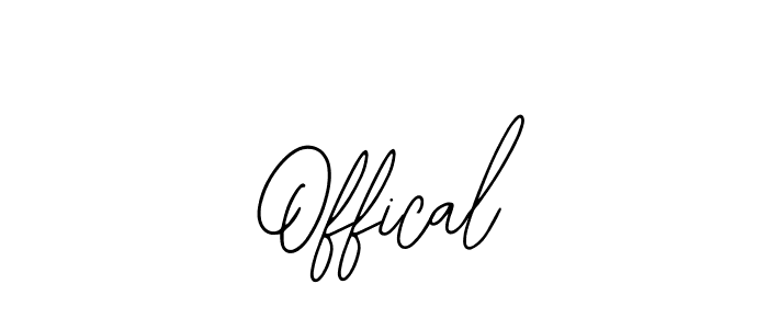 How to Draw Offical signature style? Bearetta-2O07w is a latest design signature styles for name Offical. Offical signature style 12 images and pictures png