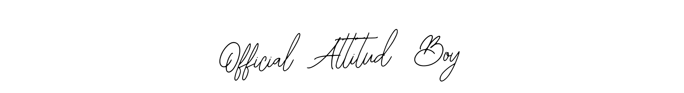 Bearetta-2O07w is a professional signature style that is perfect for those who want to add a touch of class to their signature. It is also a great choice for those who want to make their signature more unique. Get Official  Attitud  Boy name to fancy signature for free. Official  Attitud  Boy signature style 12 images and pictures png