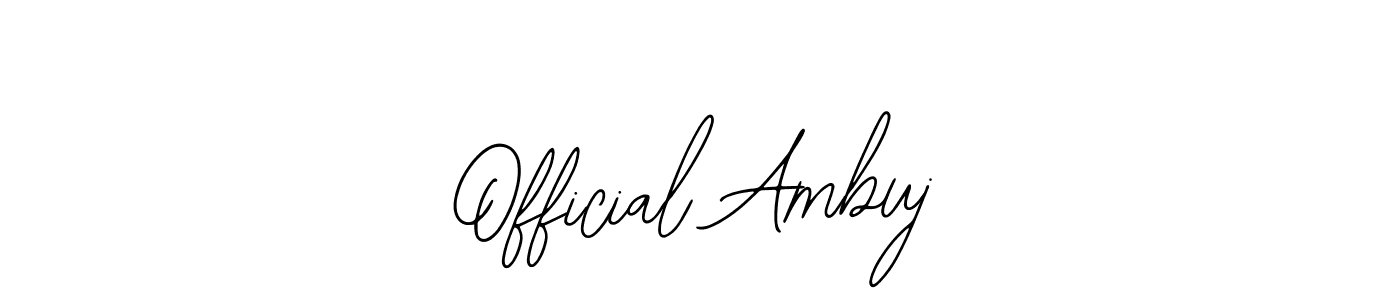 Make a short Official Ambuj signature style. Manage your documents anywhere anytime using Bearetta-2O07w. Create and add eSignatures, submit forms, share and send files easily. Official Ambuj signature style 12 images and pictures png